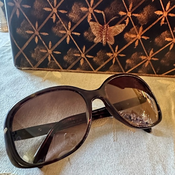 Authentic PRADA Sunglasses Dark Brown Gradient Lens SPR080 57017 2AU-6S1 130 3N. - Picture 1 of 11